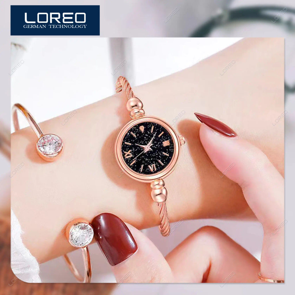 Jam Tangan Wanita Adjustable Model Gelang