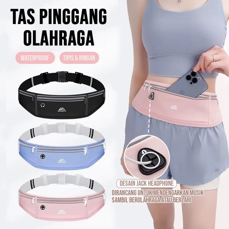 Tas Pinggang Lari Waterproof