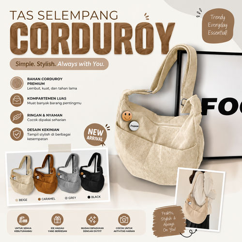 Tas Corduroy