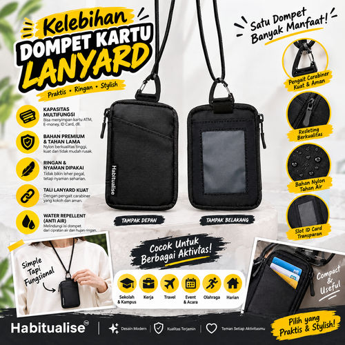 Dompet Kartu Lanyard