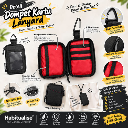 Dompet Kartu Lanyard