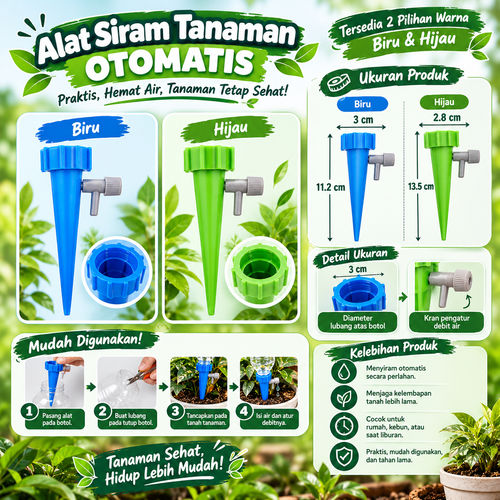 Cara Kerja Alat Siram Tanaman